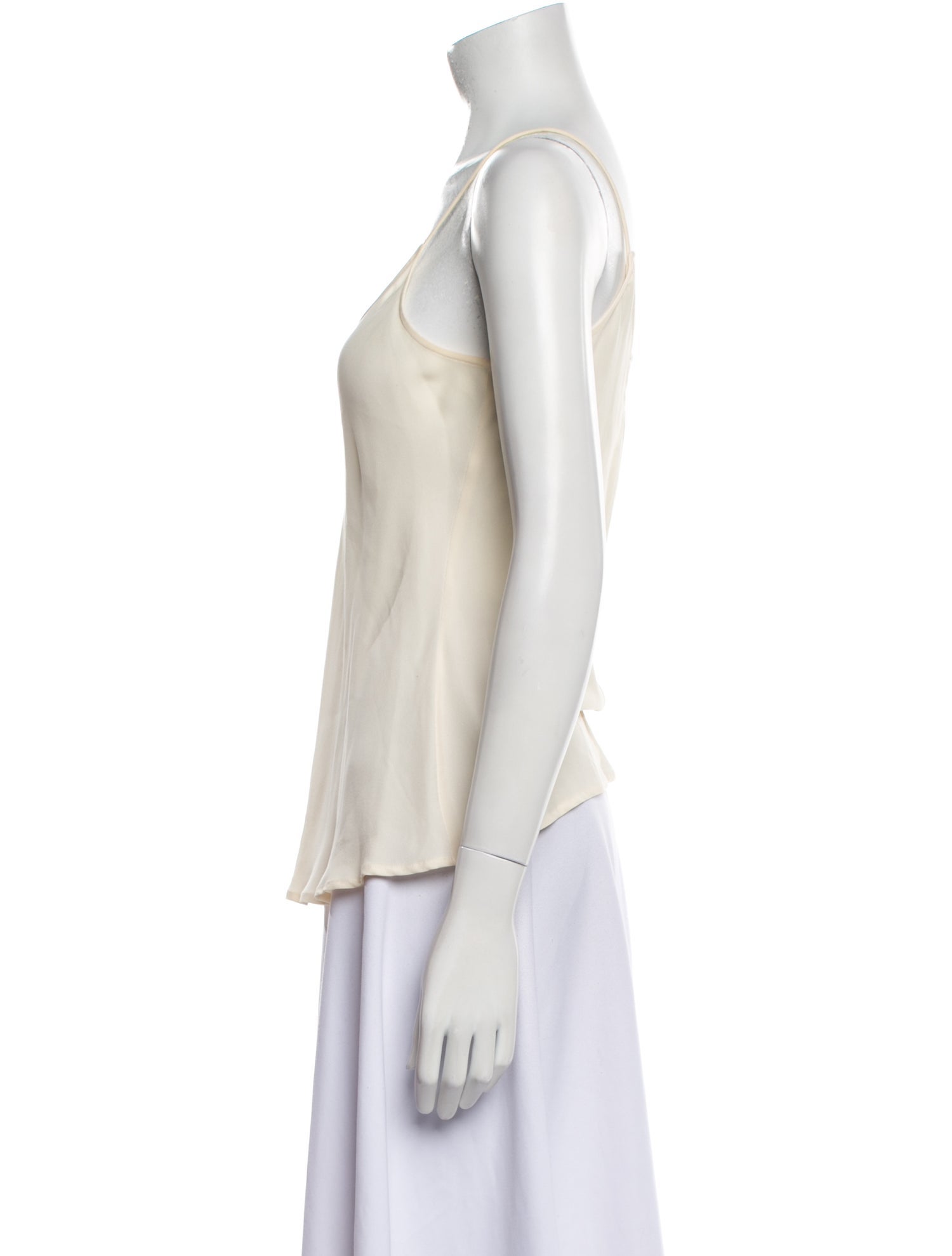 Giorgio Armani Silk Scoop Neck Top