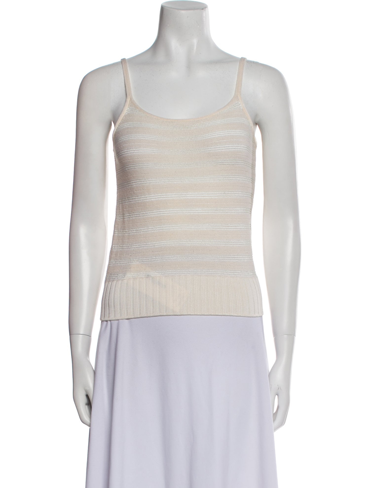 Giorgio Armani Cashmere Scoop Neck Top