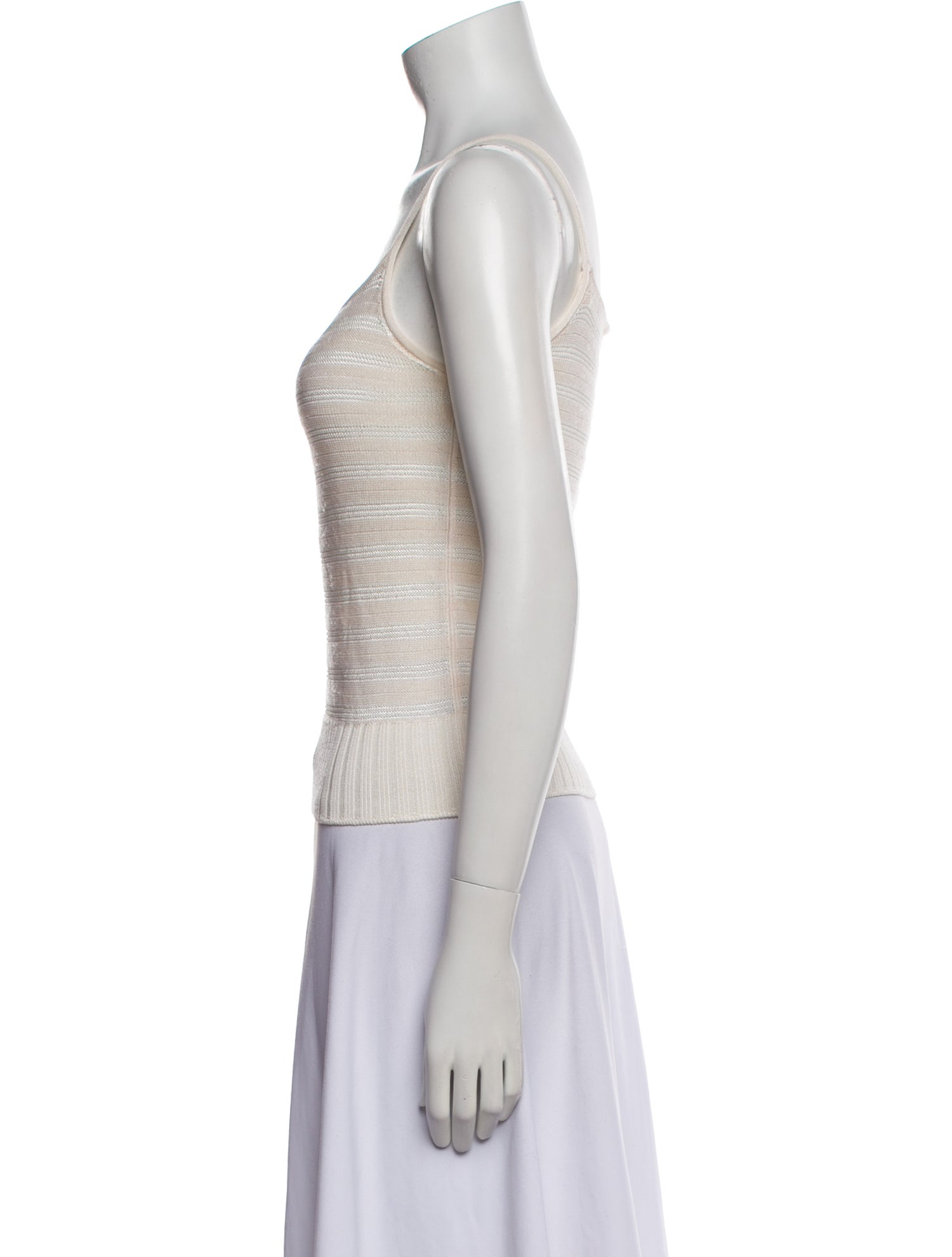 Giorgio Armani Cashmere Scoop Neck Top