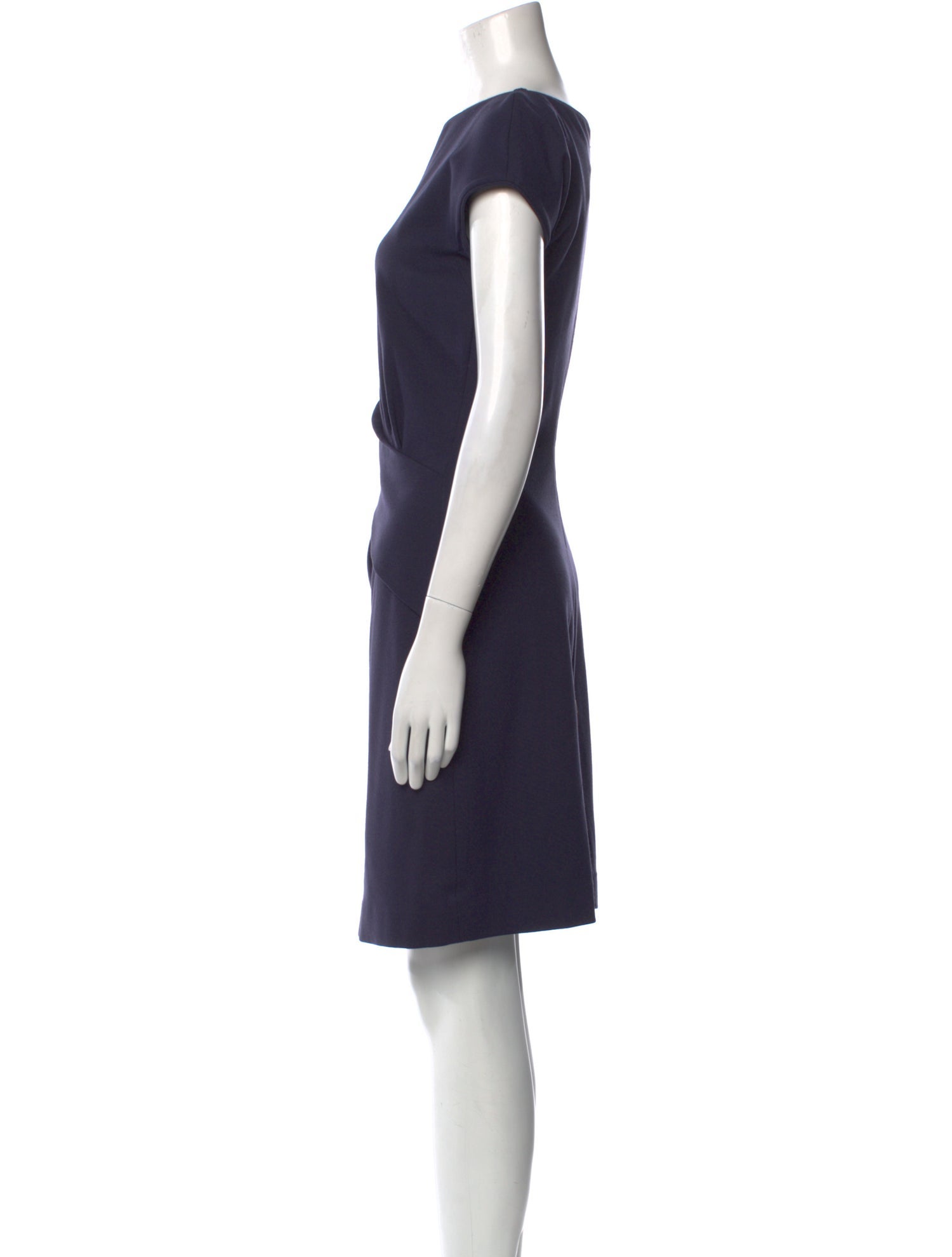 Giorgio Armani Bateau Neckline Knee-Length Dress