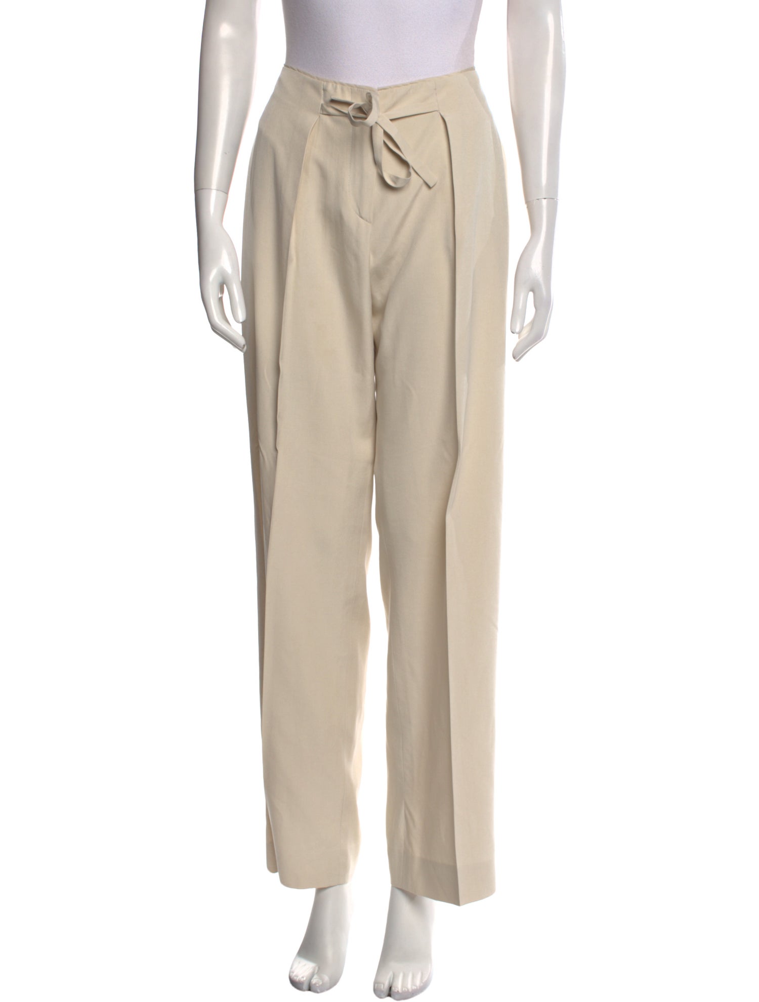 Giorgio Armani Silk Wide Leg Pants