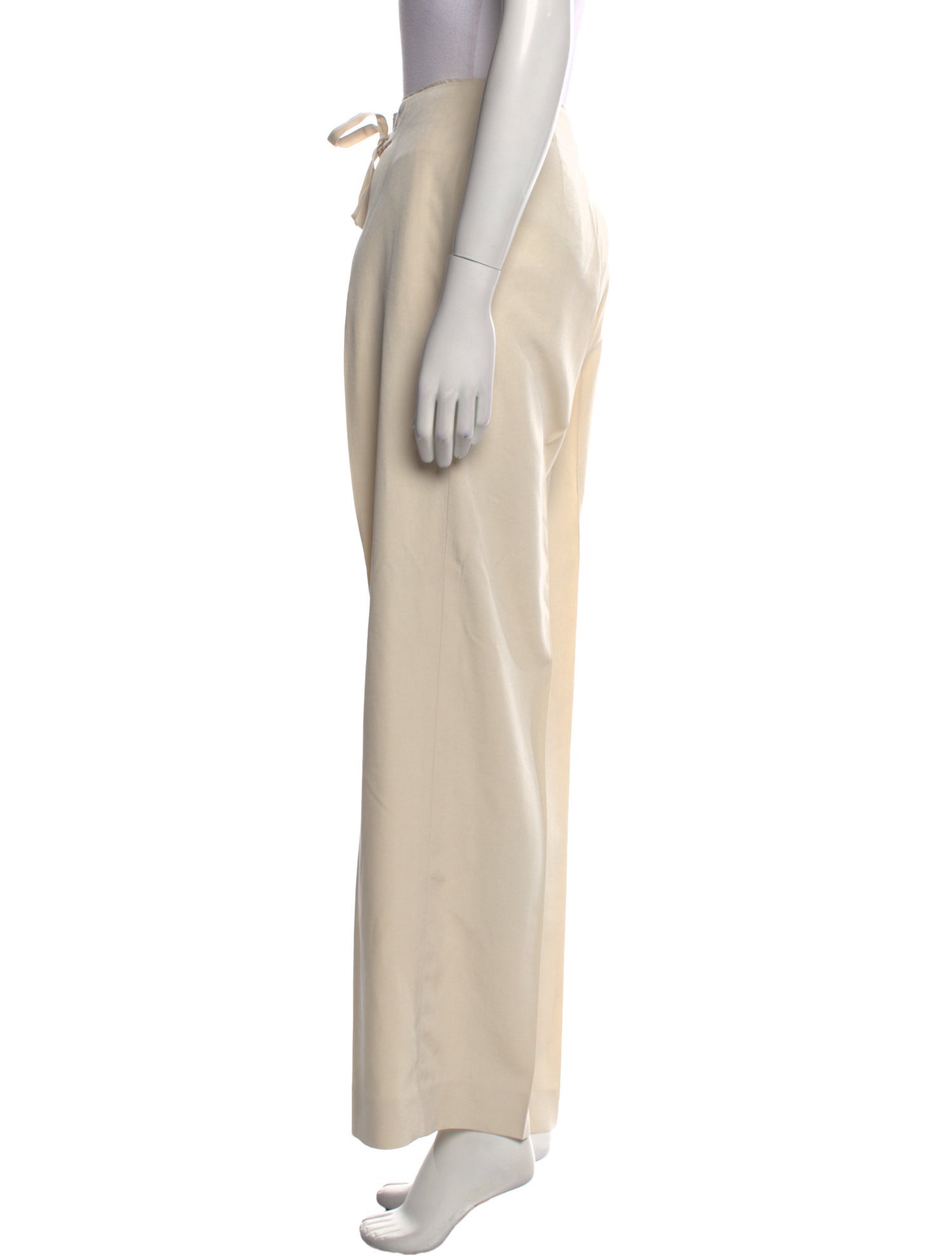 Giorgio Armani Silk Wide Leg Pants