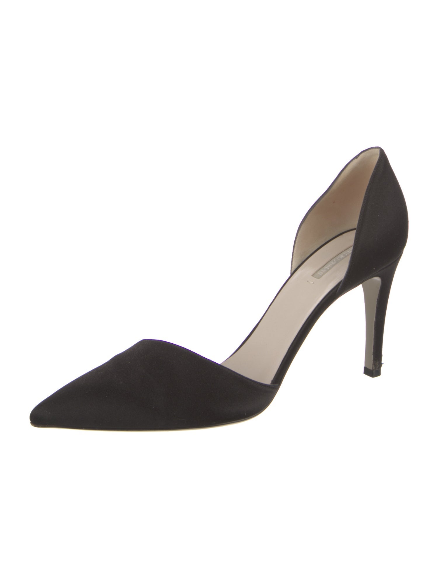 Giorgio Armani Suede D'Orsay Pumps