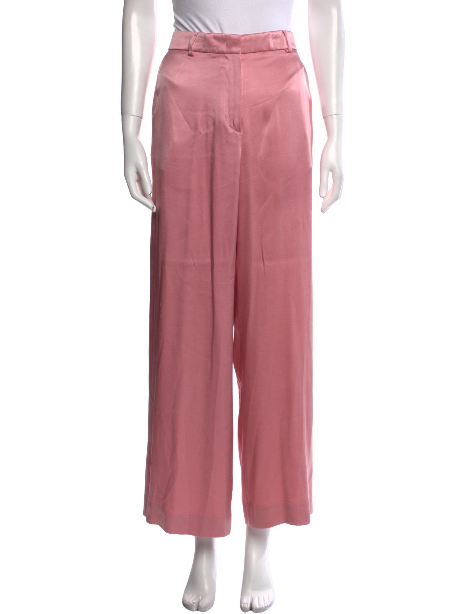 Giorgio Armani Silk Wide Leg Pants