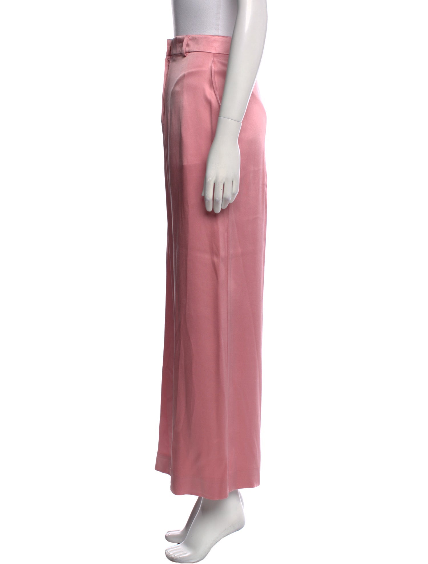 Giorgio Armani Silk Wide Leg Pants