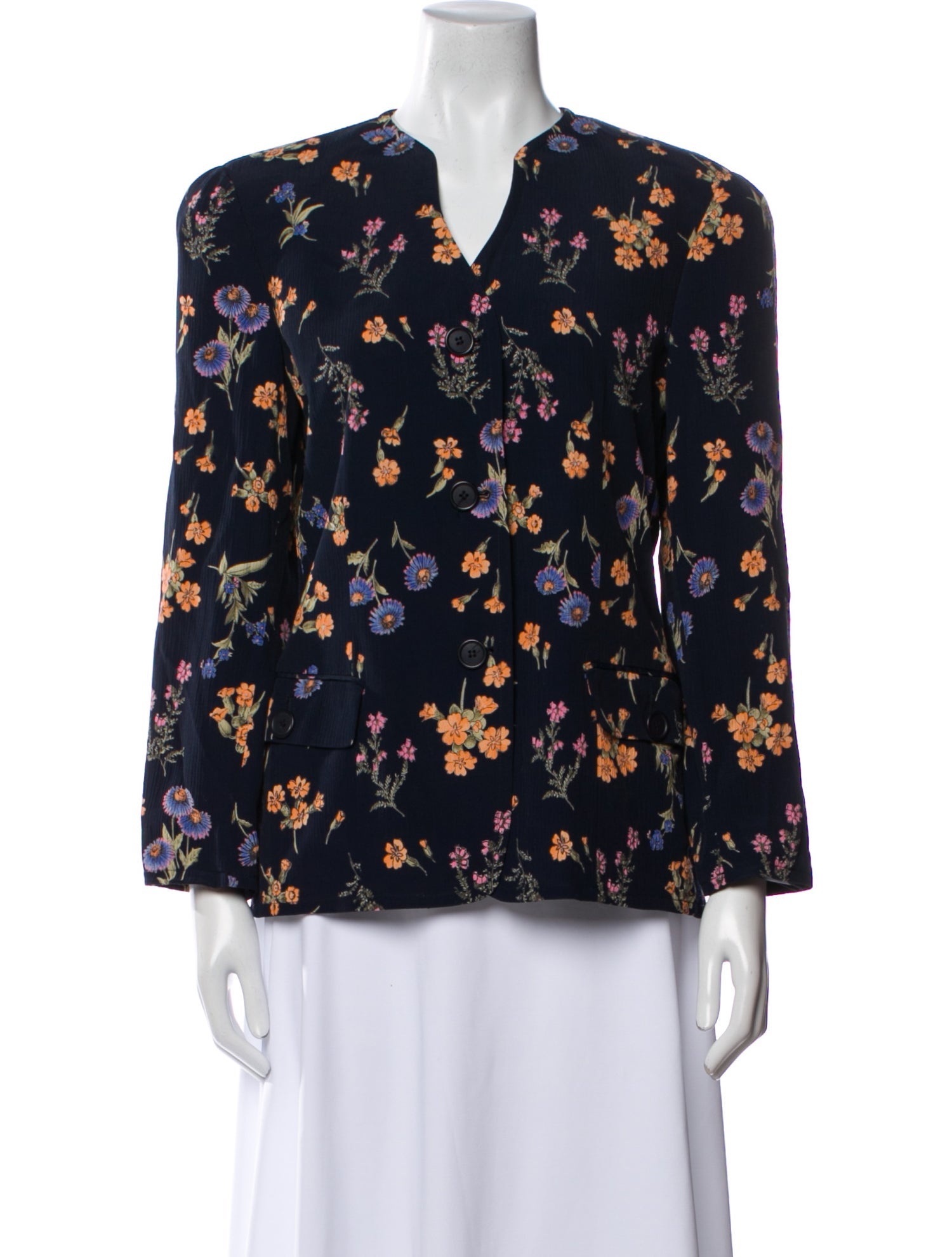 Giorgio Armani Floral Print Evening Jacket
