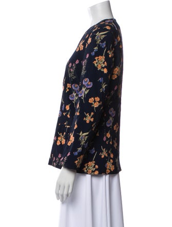 Giorgio Armani Floral Print Evening Jacket