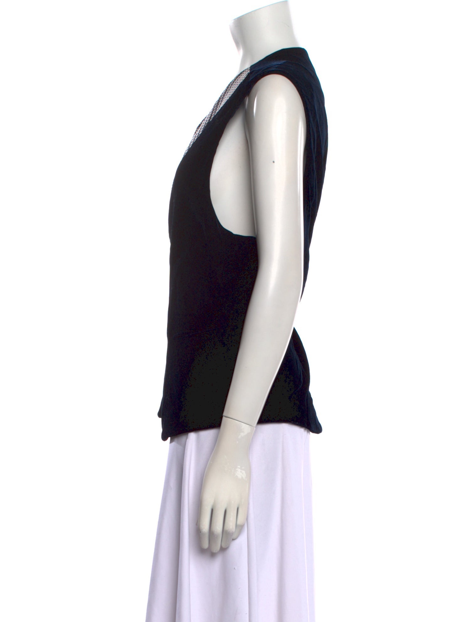 Giorgio Armani V-Neck Sleeveless Top