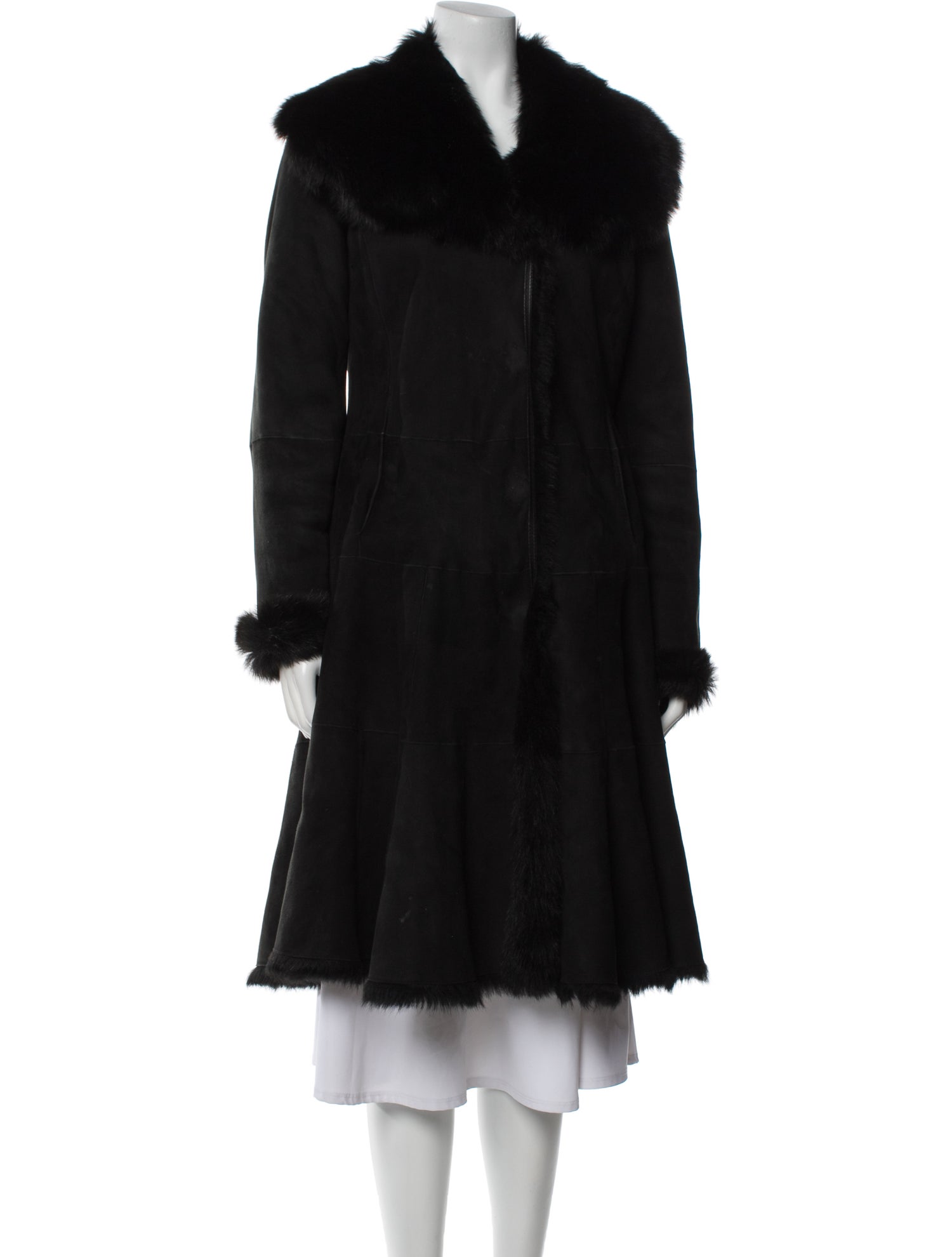 Giorgio Armani Lamb Leather Coat