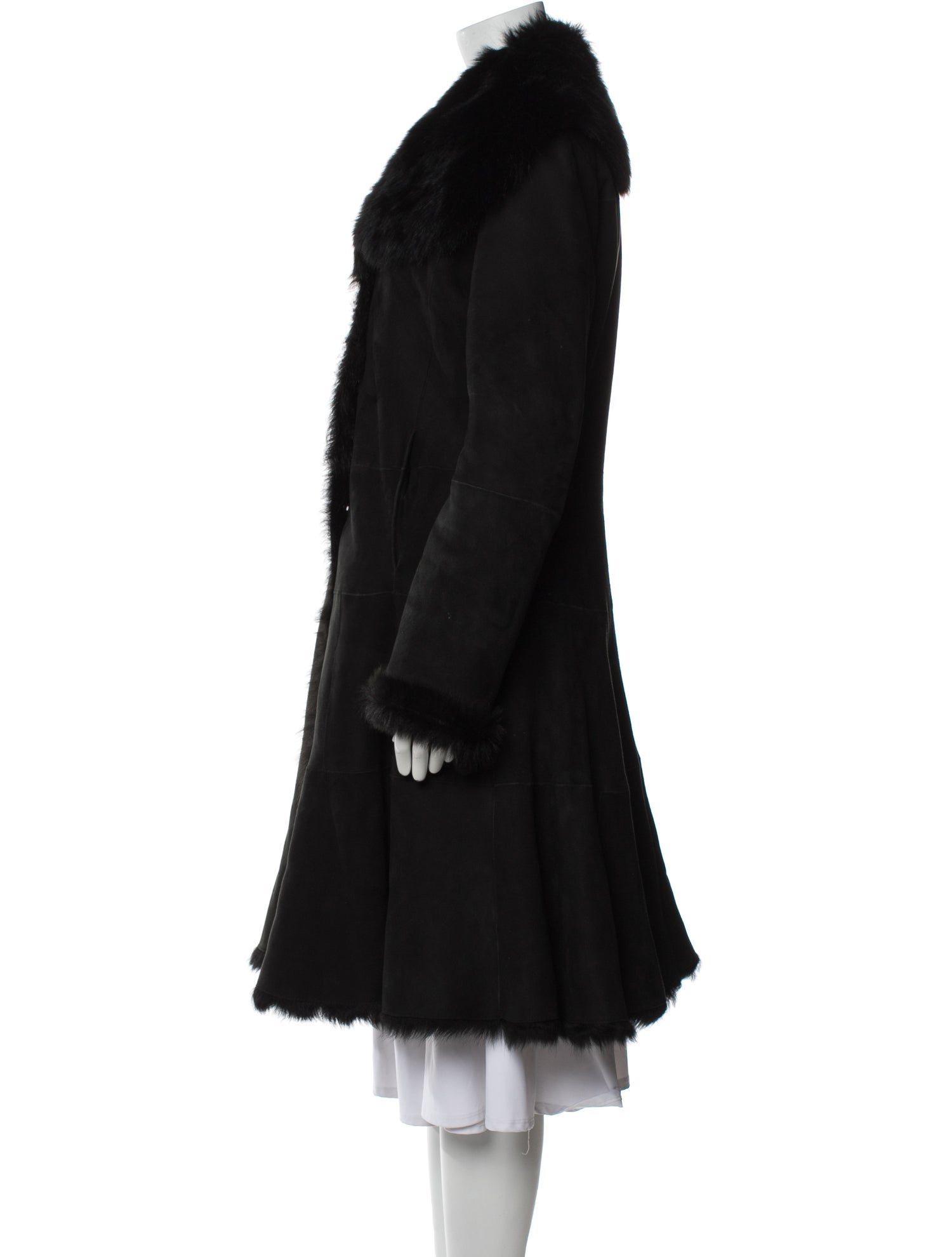 Giorgio Armani Lamb Leather Coat