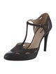 Giorgio Armani Leather T-Strap Pumps