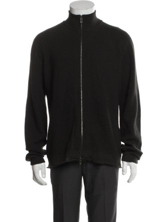 Giorgio Armani Wool Moto Jacket