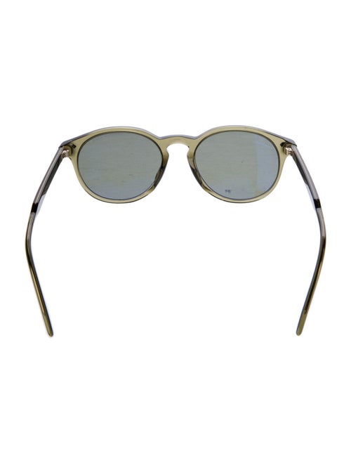 Giorgio Armani Round Mirrored Sunglasses