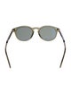 Giorgio Armani Round Mirrored Sunglasses