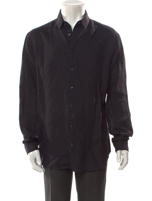 Giorgio Armani Linen Long Sleeve Shirt