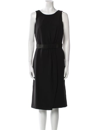 Giorgio Armani Silk Knee-Length Dress