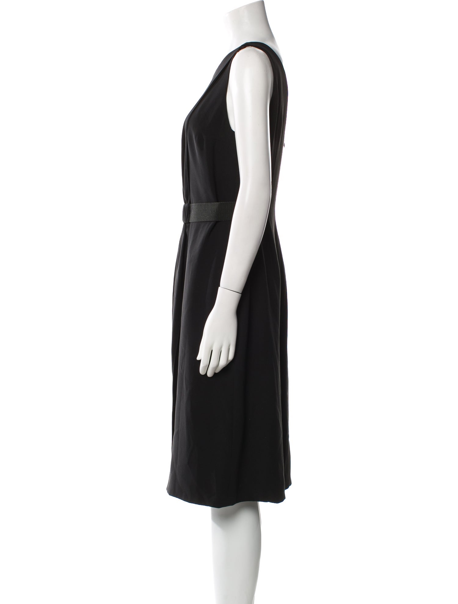 Giorgio Armani Silk Knee-Length Dress