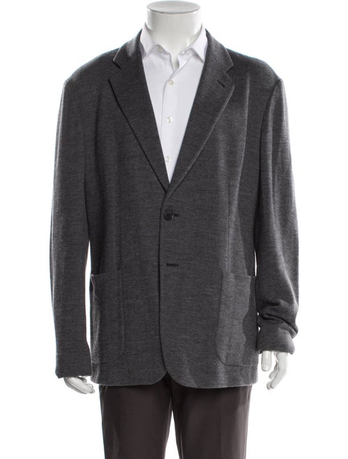 Giorgio Armani Virgin Wool Peacoat