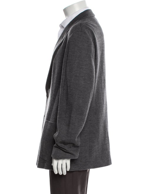 Giorgio Armani Virgin Wool Peacoat