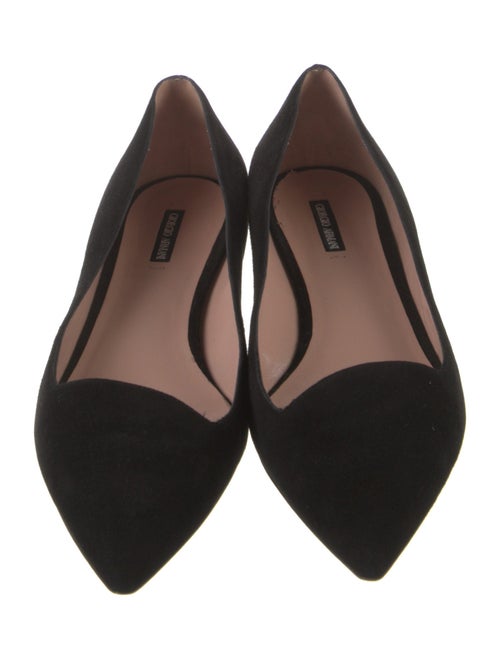 Giorgio Armani Suede Flats