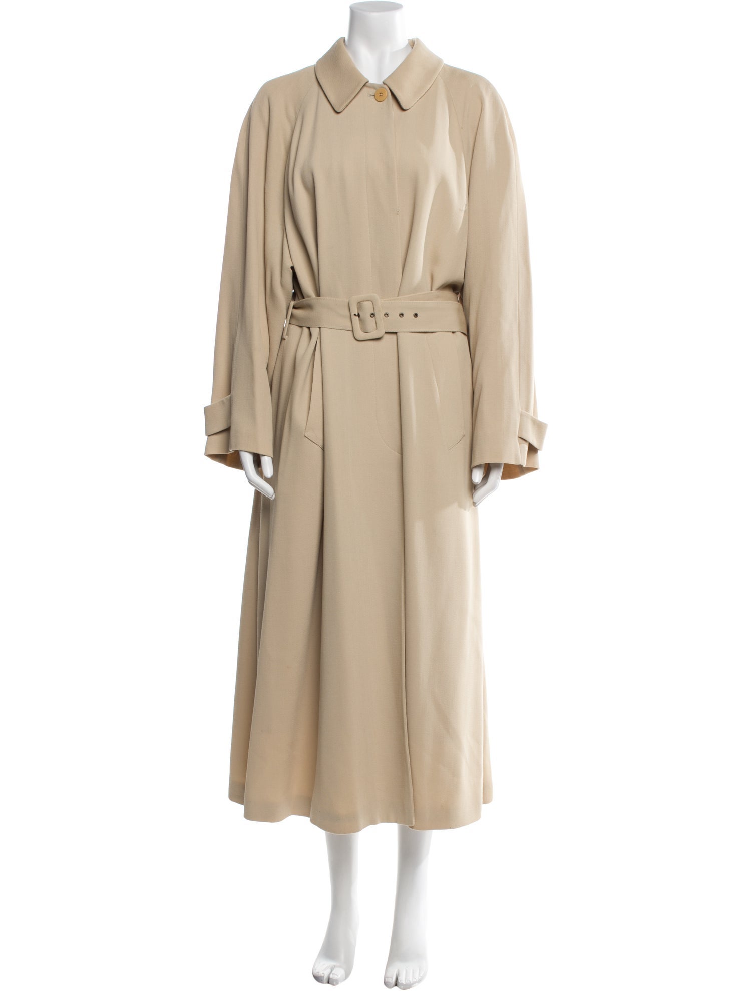 Giorgio Armani Virgin Wool Trench Coat