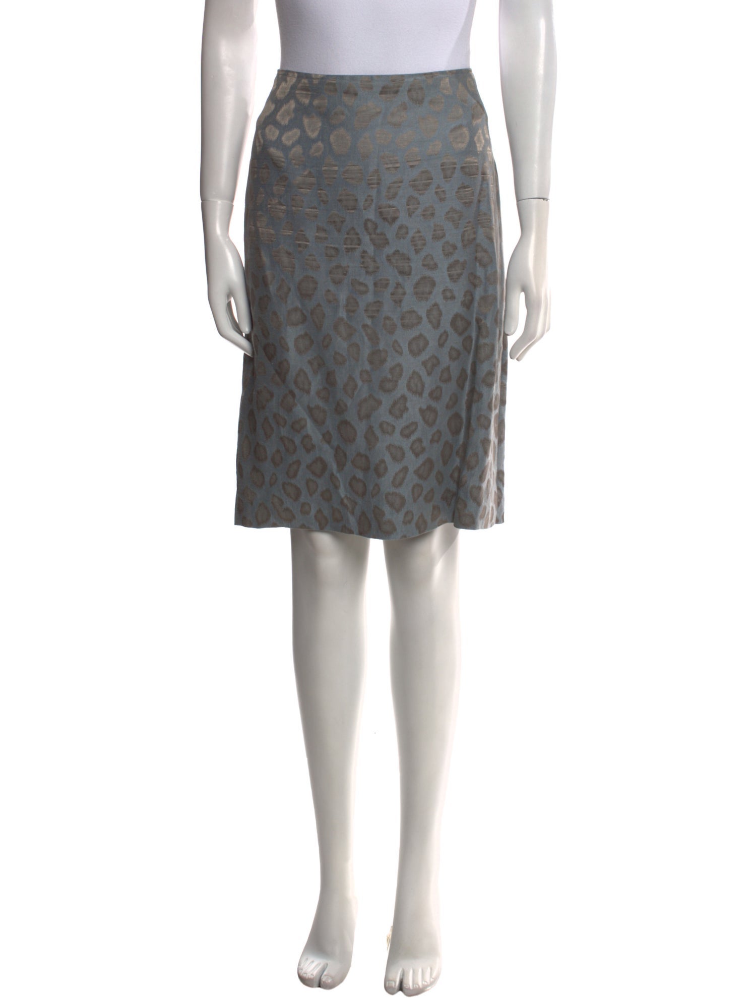 Giorgio Armani Linen Knee-Length Skirt