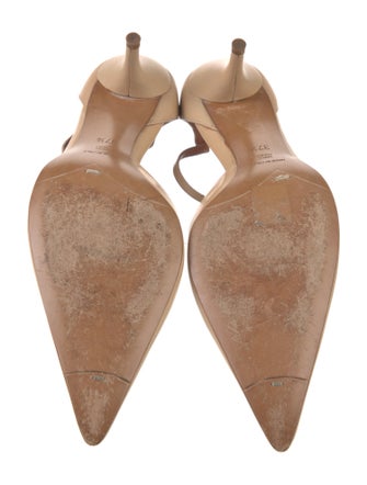 Giorgio Armani Leather T-Strap Pumps