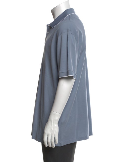 Giorgio Armani Crew Neck Short Sleeve Polo Shirt