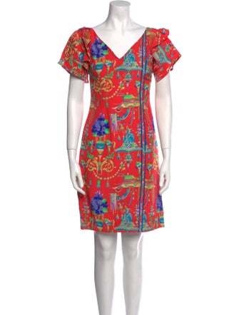 Giorgio Armani Printed Mini Dress