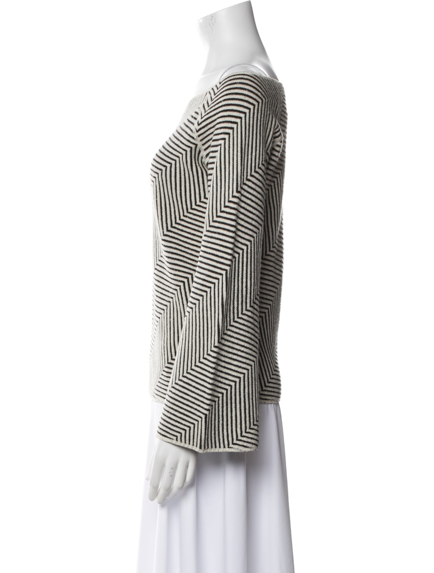 Giorgio Armani Wool Striped Blouse