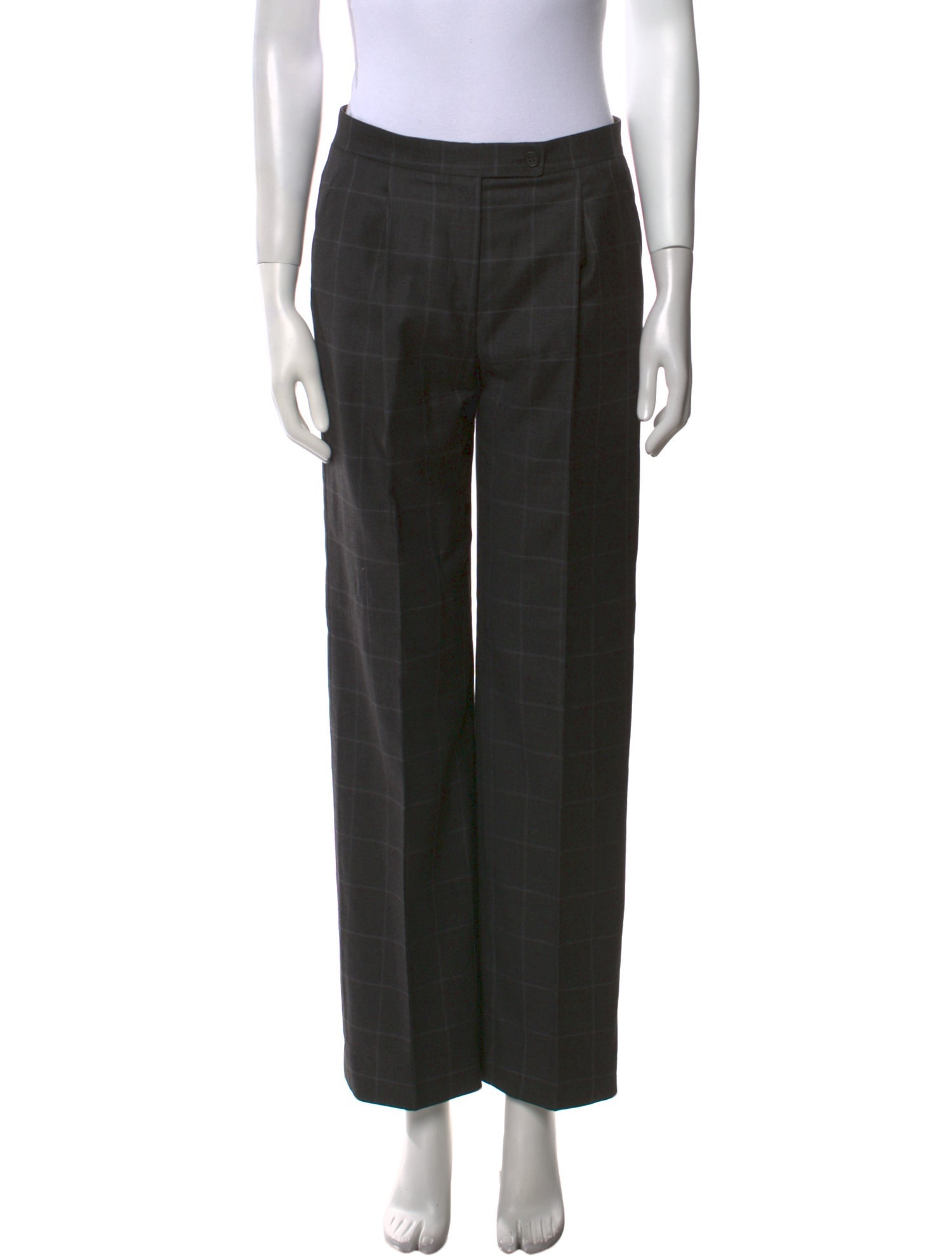 Giorgio Armani Wool Straight Leg Pants