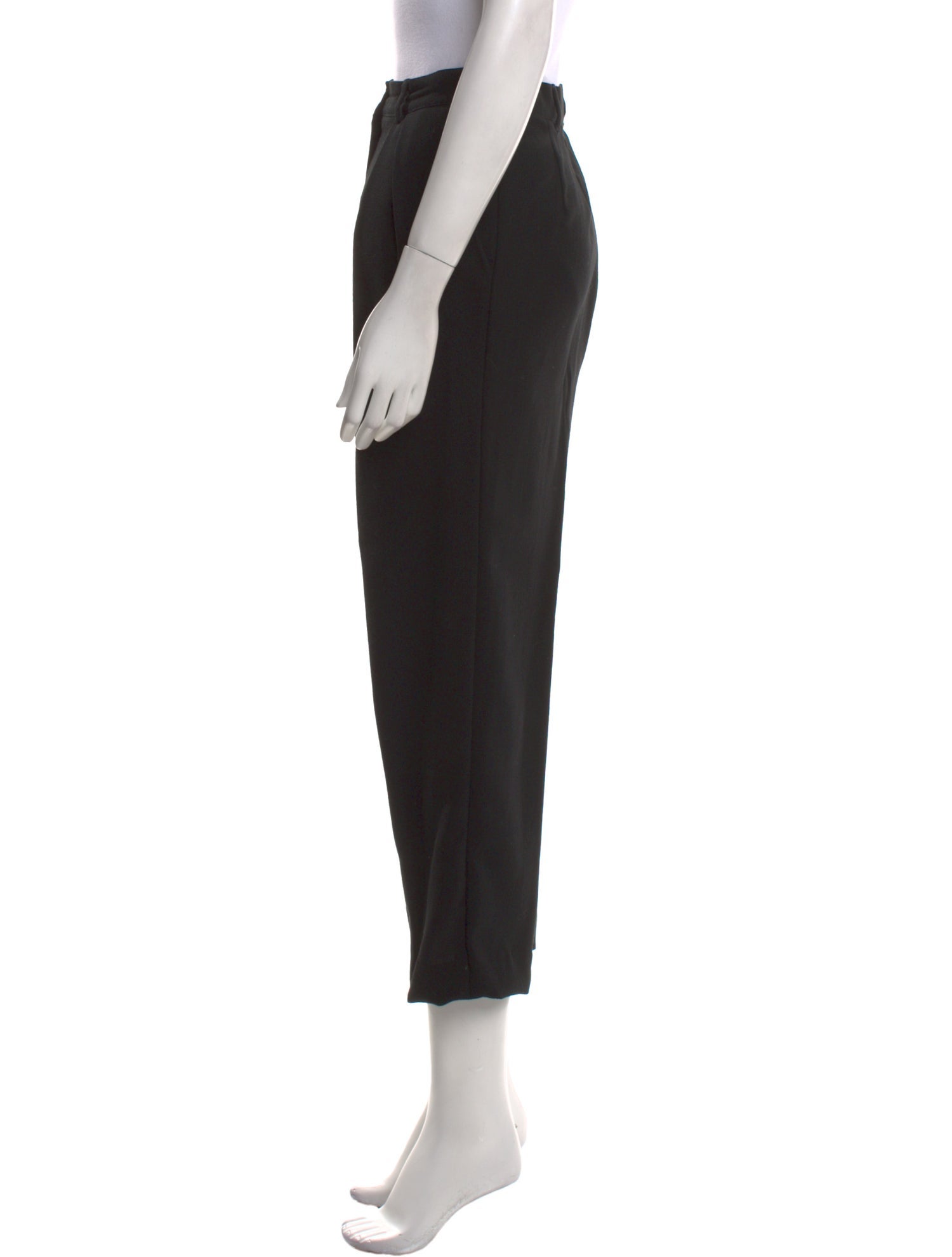 Giorgio Armani Virgin Wool Straight Leg Pants