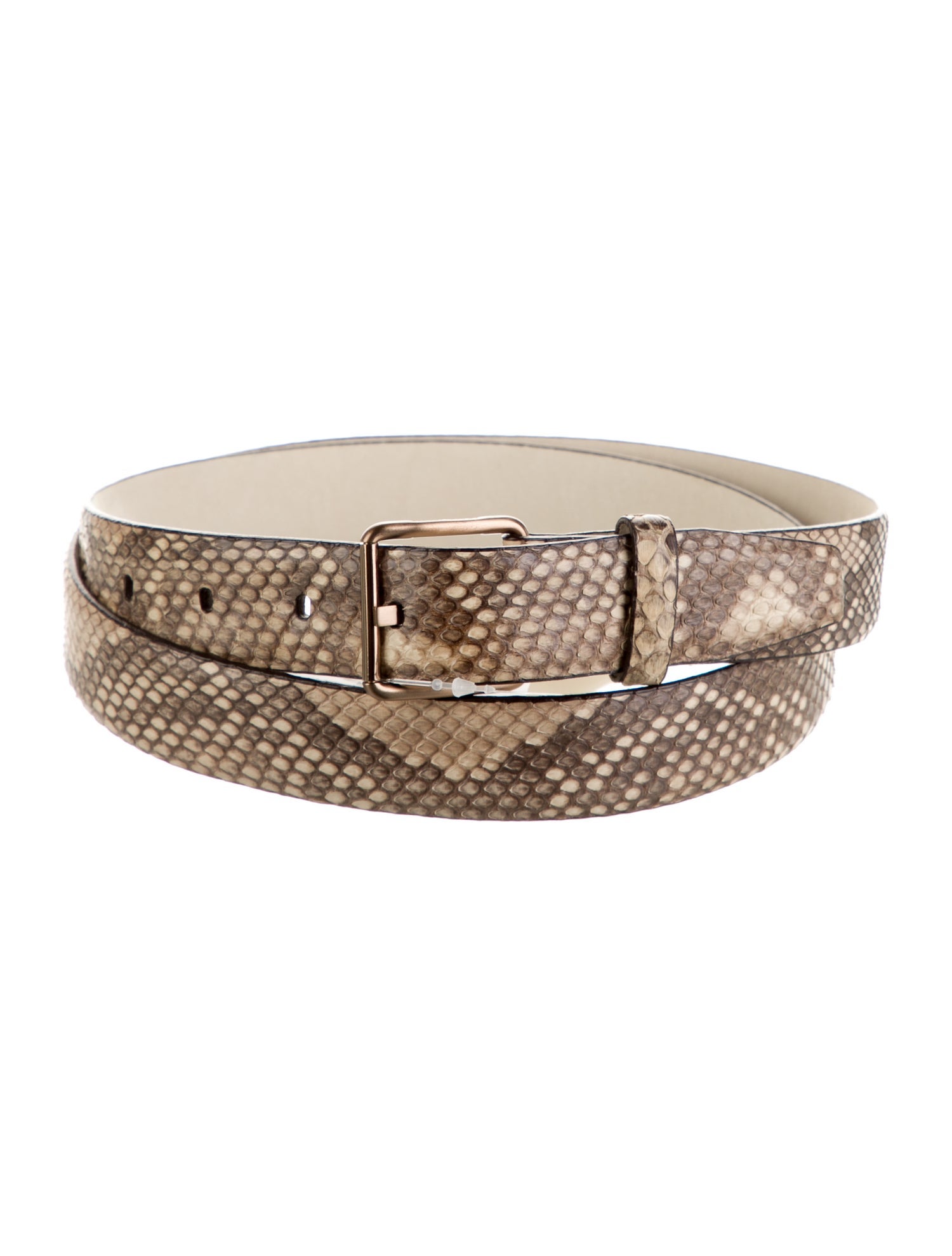 Giorgio Armani Snakeskin Belt