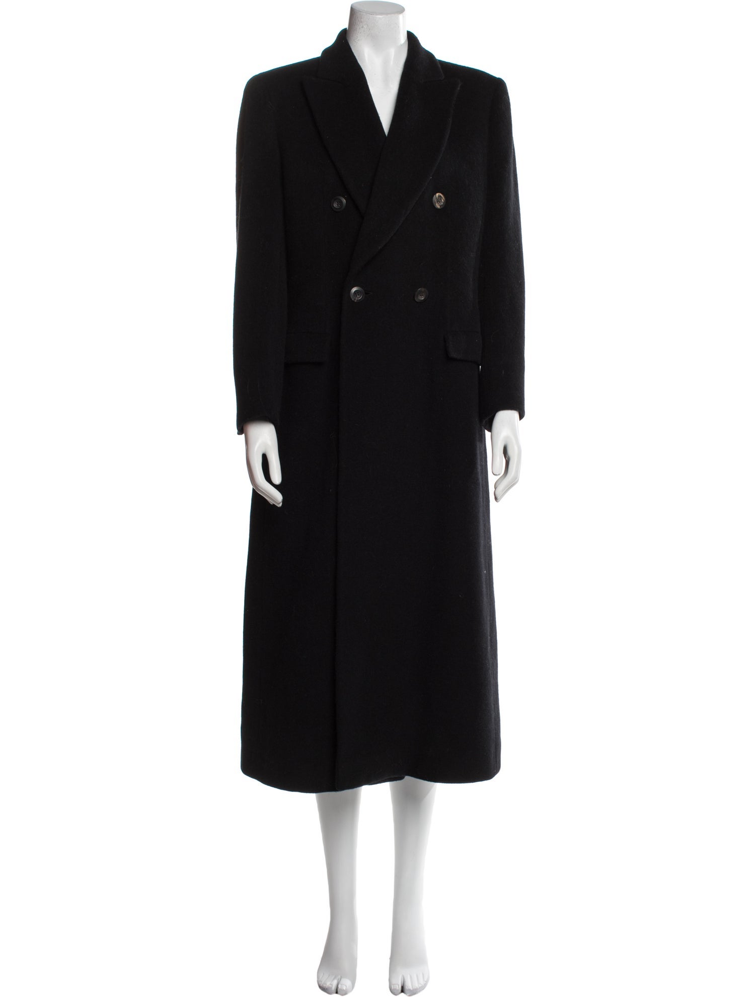 Giorgio Armani Virgin Wool Peacoat