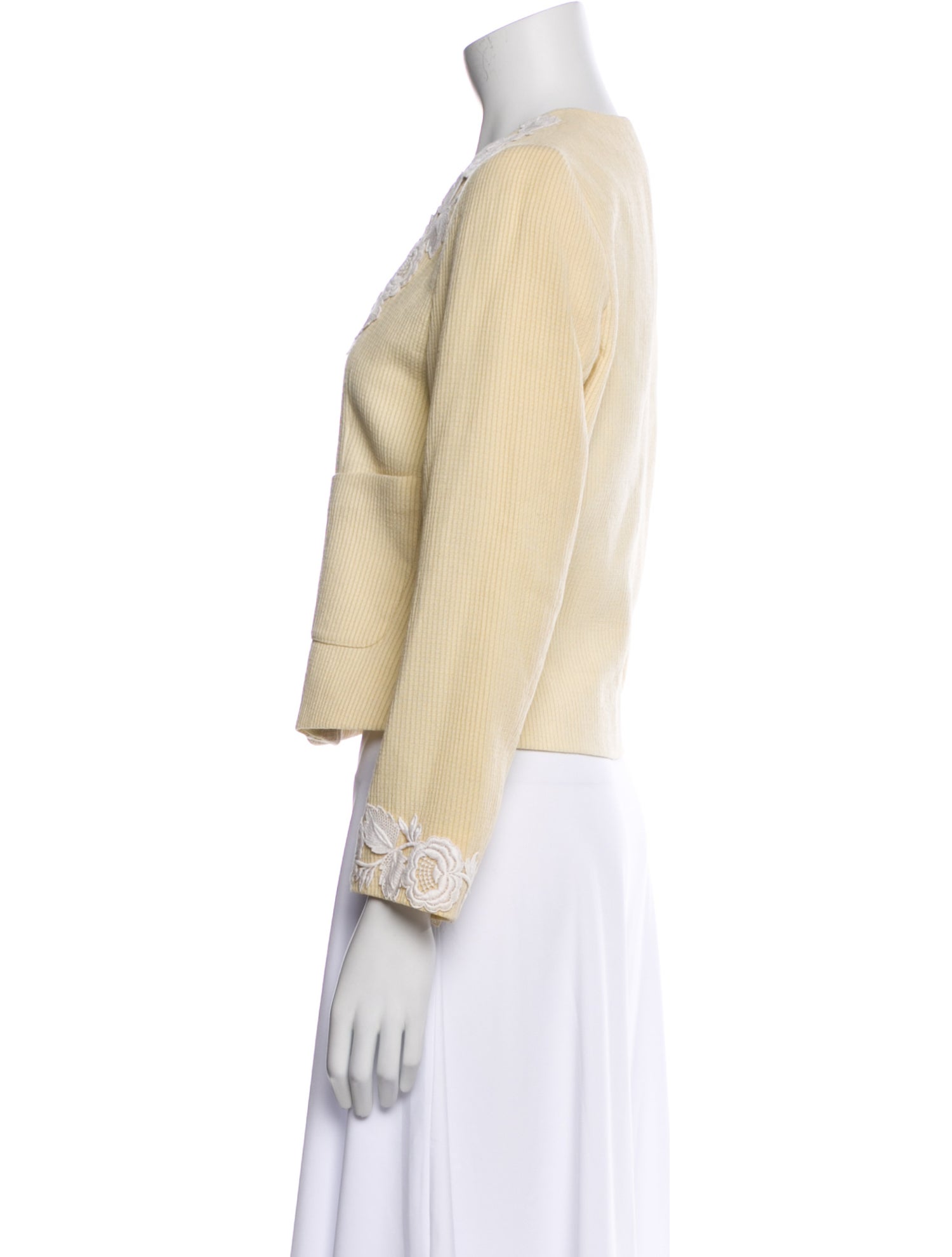 Giorgio Armani Wool Printed Evening Jacket