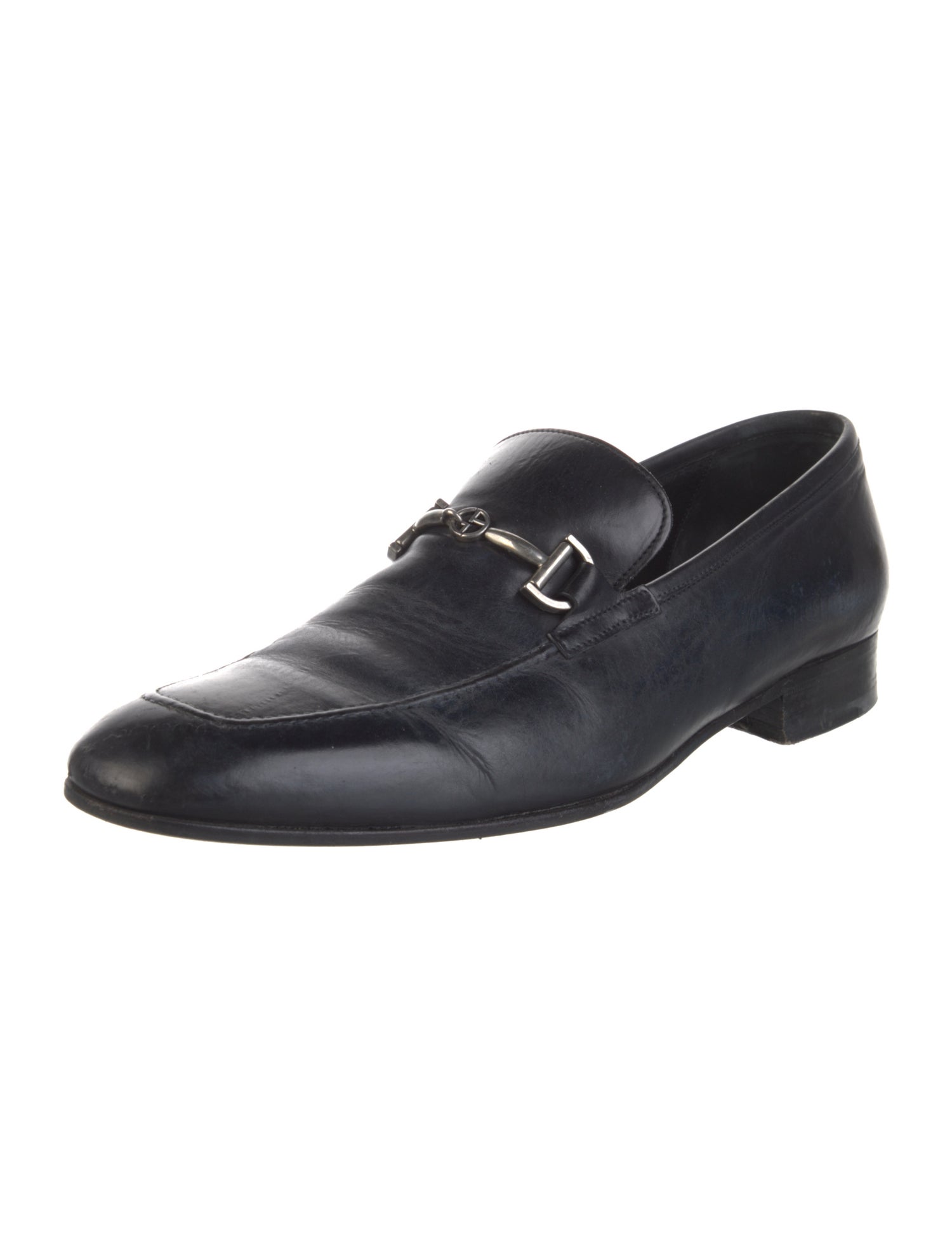 Giorgio Armani Leather Dress Loafers
