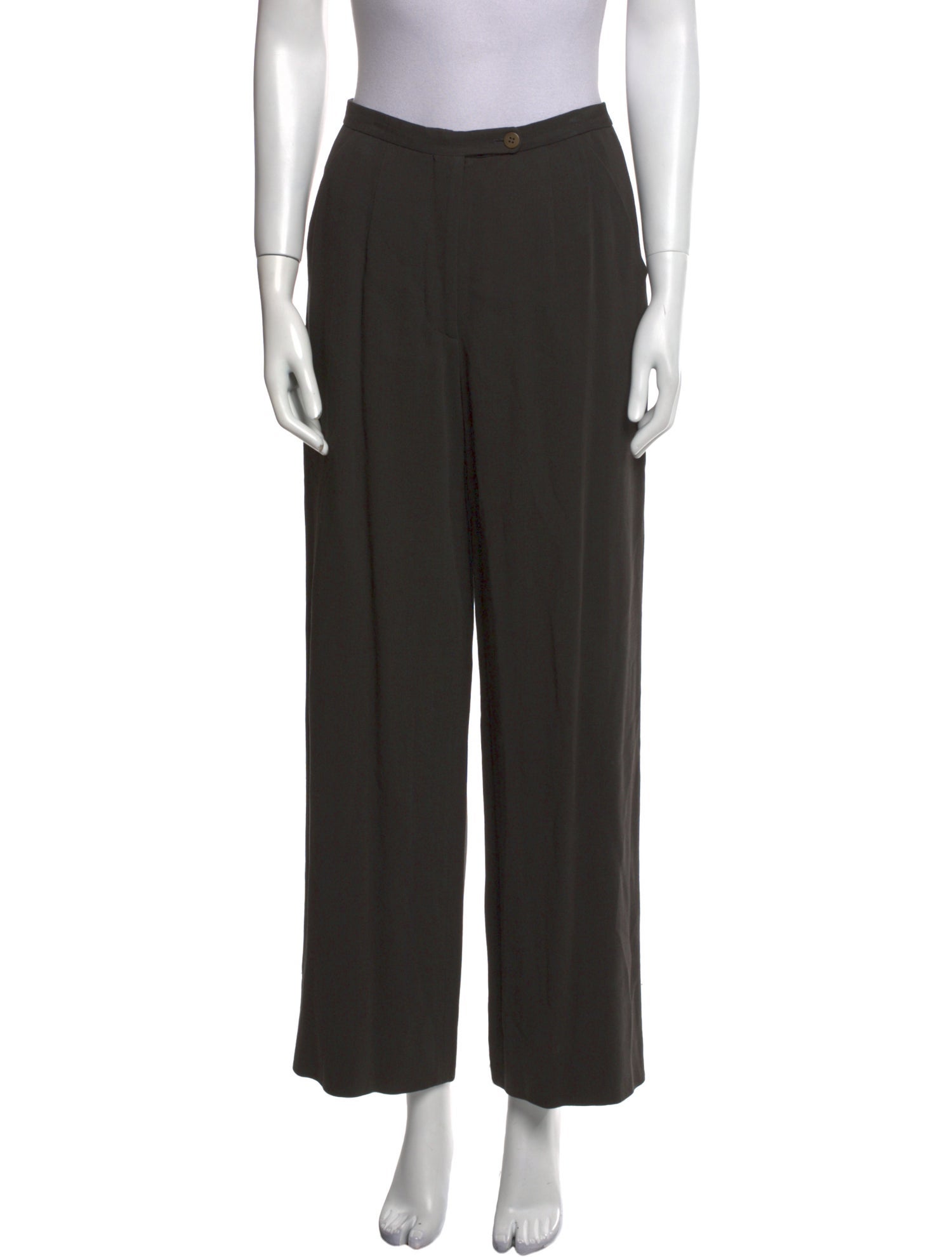 Giorgio Armani Wool Wide Leg Pants