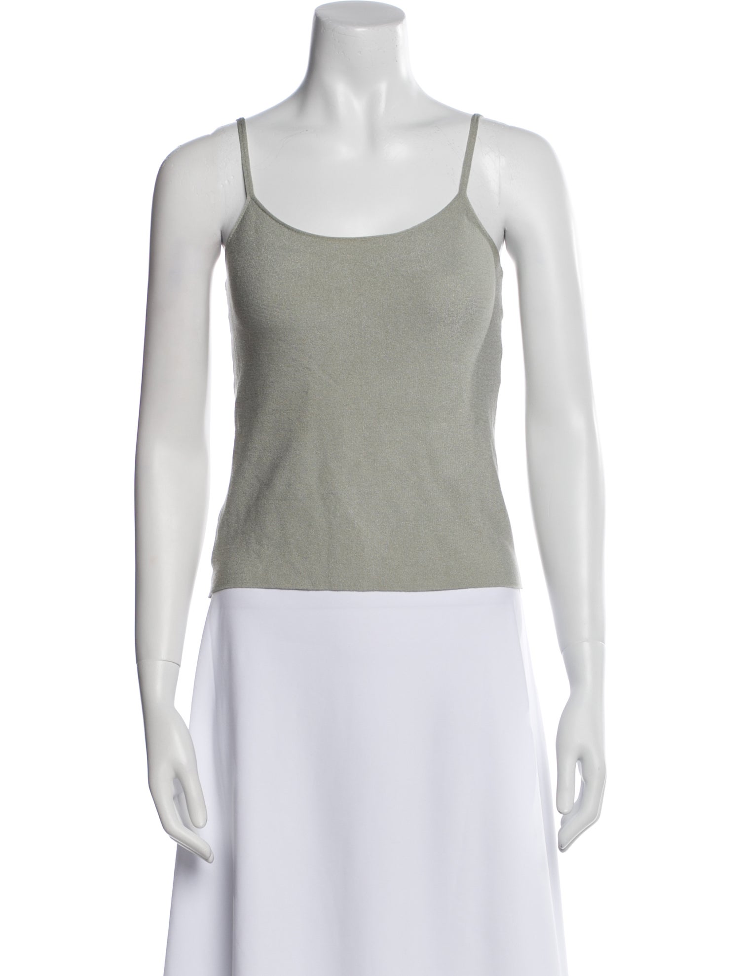 Giorgio Armani Scoop Neck Sleeveless Top