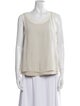 Giorgio Armani Silk Scoop Neck Top