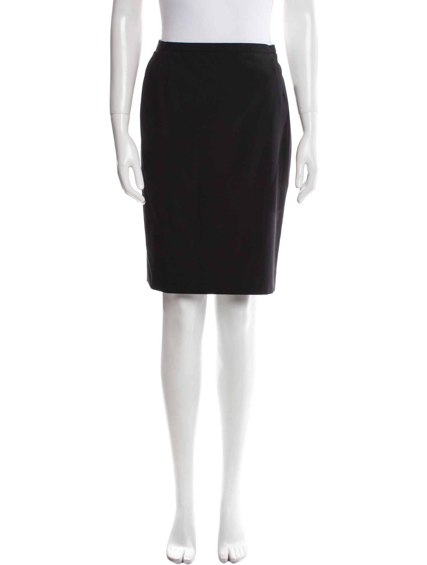 Giorgio Armani Virgin Wool Knee-Length Skirt