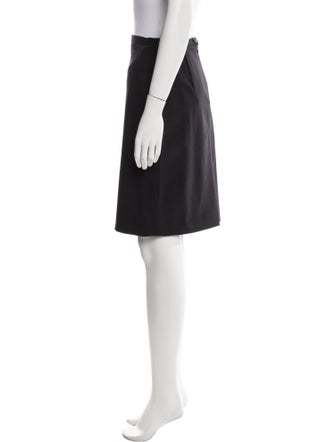 Giorgio Armani Virgin Wool Knee-Length Skirt