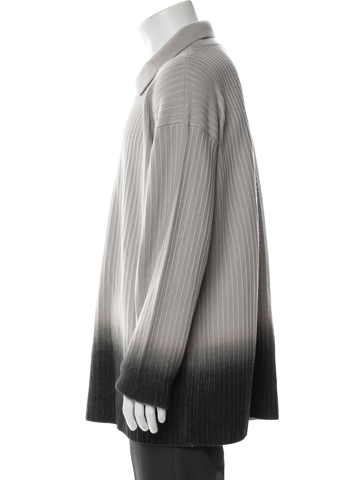 Giorgio Armani Virgin Wool Striped Pullover