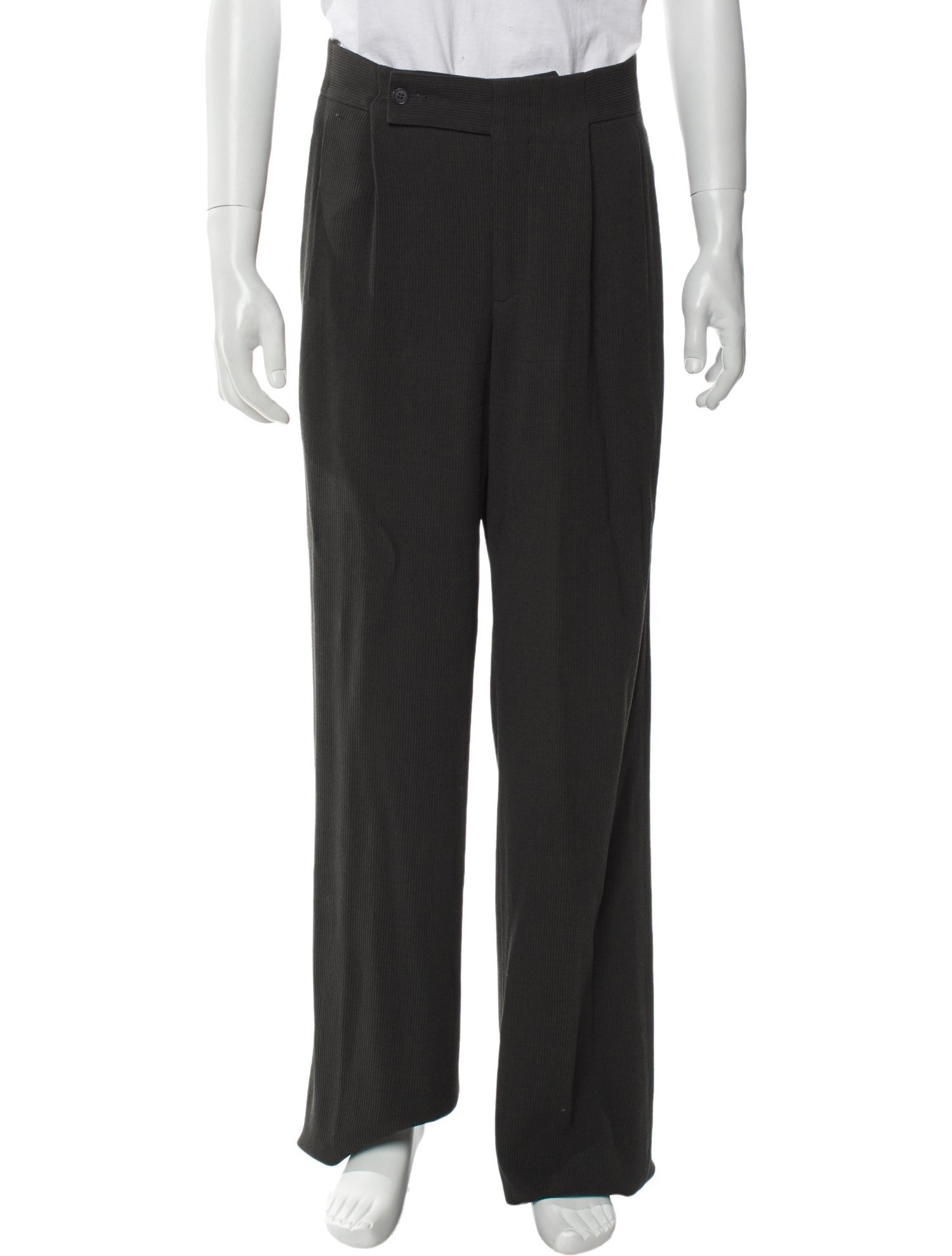 Giorgio Armani Virgin Wool Dress Pants