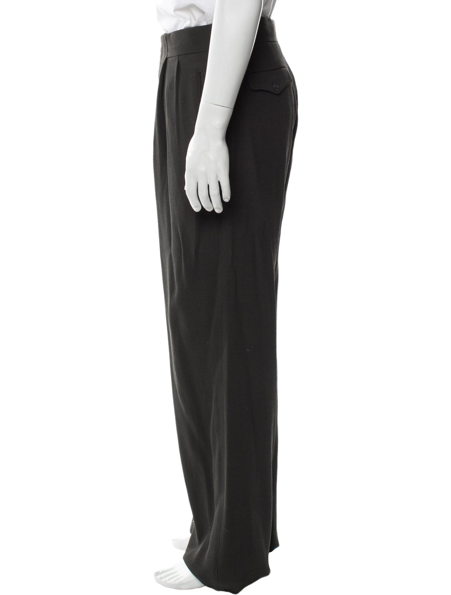 Giorgio Armani Virgin Wool Dress Pants