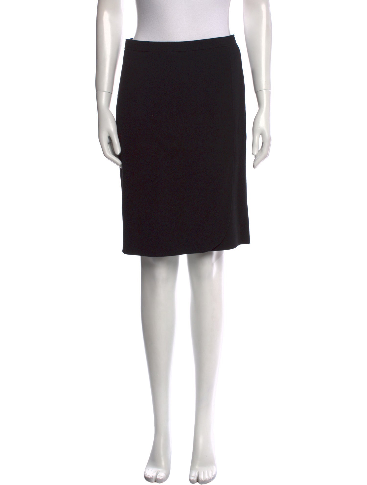 Giorgio Armani Virgin Wool Knee-Length Skirt