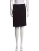 Giorgio Armani Virgin Wool Knee-Length Skirt