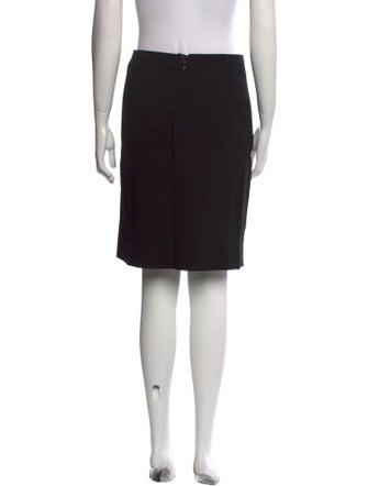 Giorgio Armani Virgin Wool Knee-Length Skirt