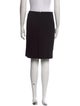 Giorgio Armani Virgin Wool Knee-Length Skirt