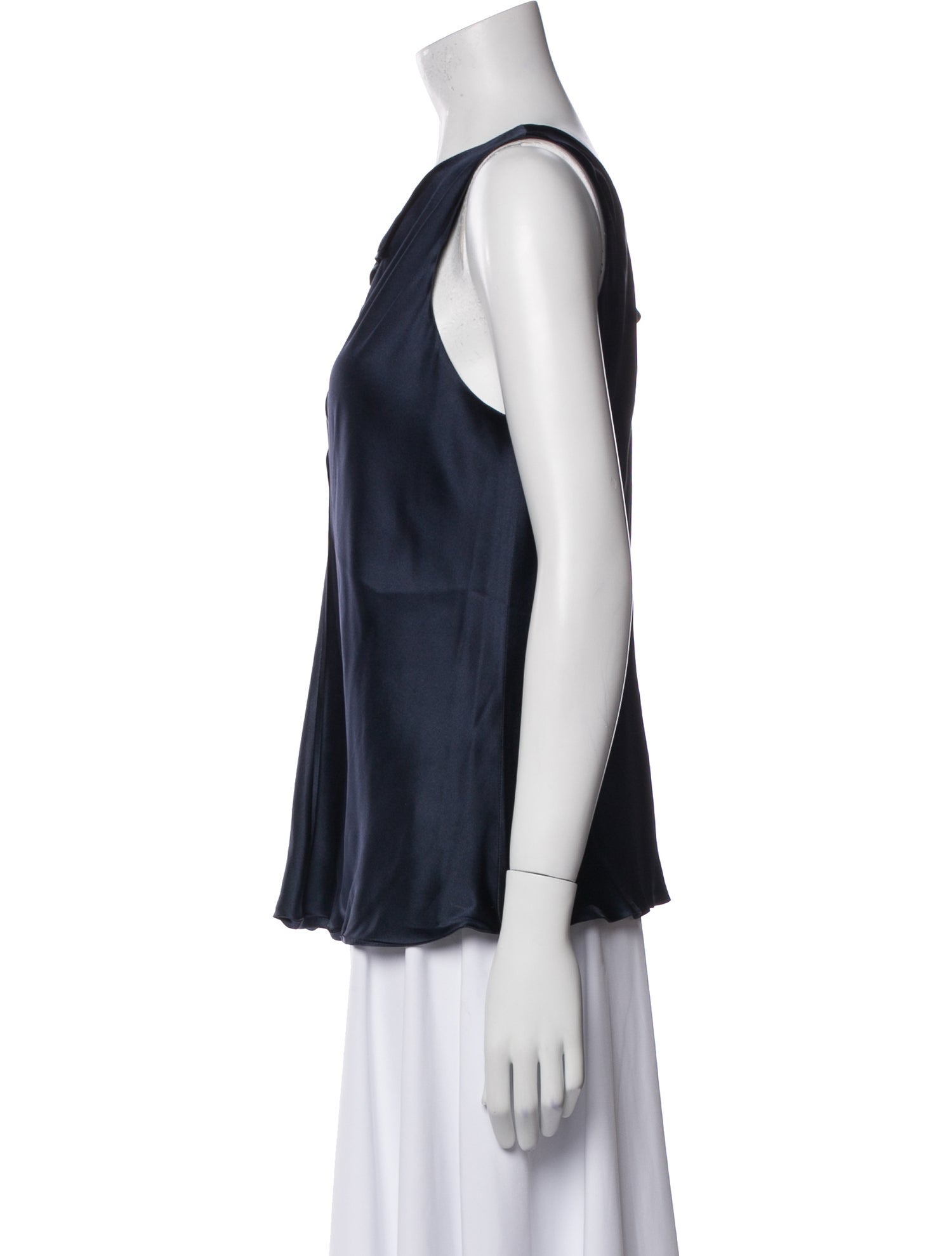 Giorgio Armani Silk V-Neck Top