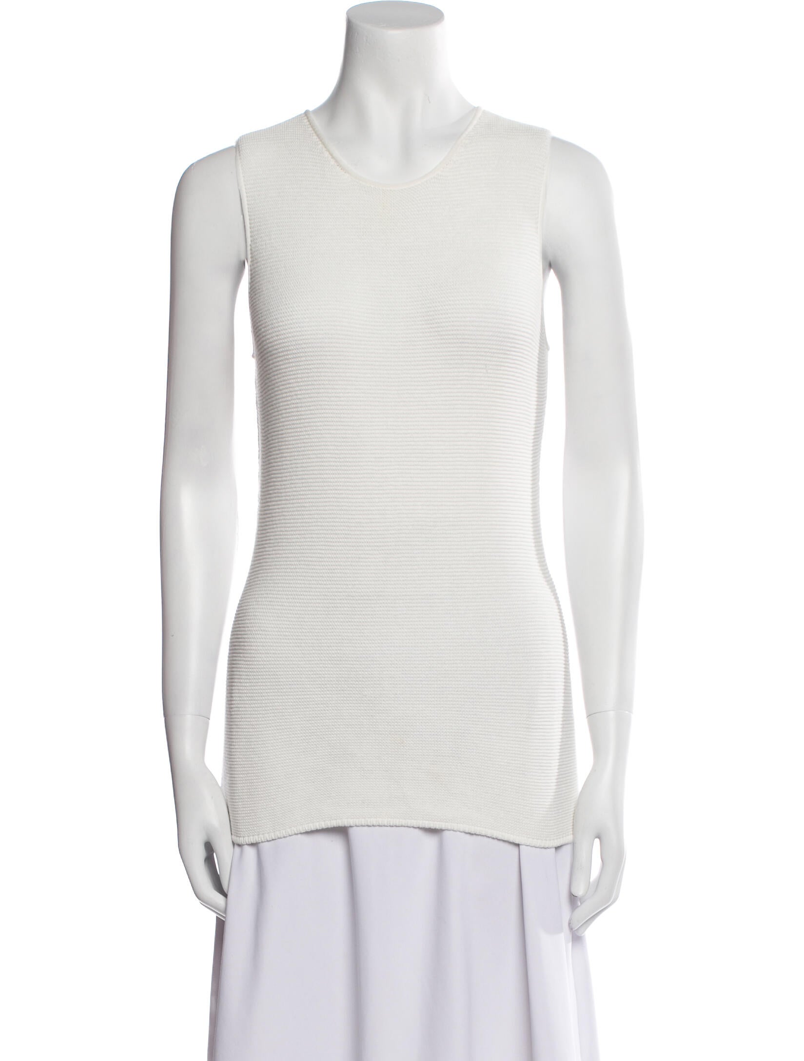 Giorgio Armani Scoop Neck Sleeveless Top